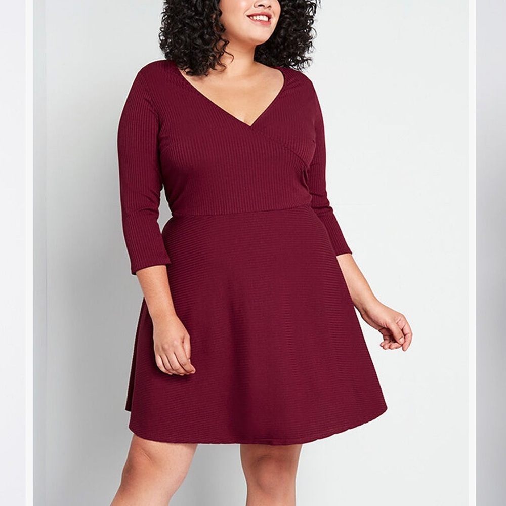 ModCloth fit and flare dress